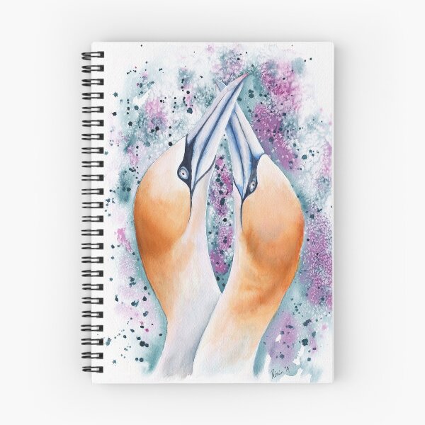 Item preview, Loving romantic Northern gannets designed and sold by Petrún Sigurðardóttir.