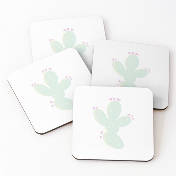 Item preview, Cute Cactus with Pink Flowers designed and sold by lovelyinkshop-.