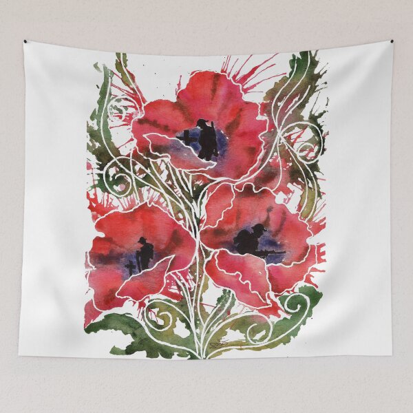 Item preview, Remembrance Poppies Tommy Soldier designed and sold by MenagerieMayhem.
