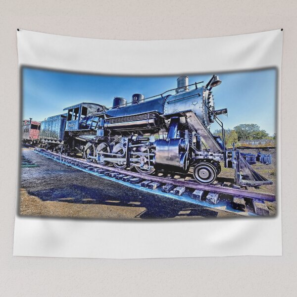 Item preview, Number Nineteen - Frisco, Texas Locomotive Vibrant Metallic Colors designed and sold by Warren Paul Harris.