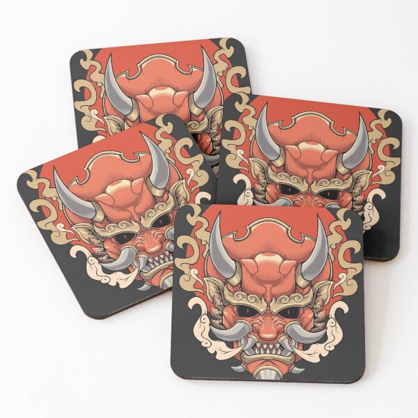 Item preview, Japanese Oni mask Illustration designed and sold by hirayastudioph.