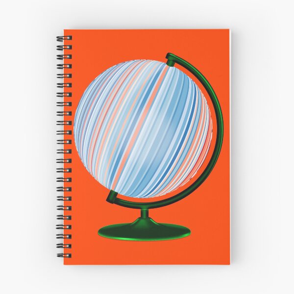 Item preview, United States Climate Change Warming Stripes Globe designed and sold by CharJens.