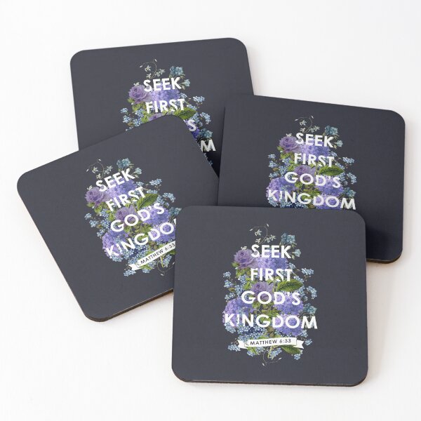 Item preview, MATTHEW 6:33 (Purple Flowers) designed and sold by Paper Bee Gift Shop.