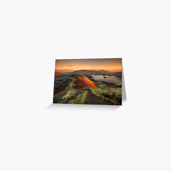 Item preview, First light on Skiddaw and Catbells designed and sold by Martin Lawrence.