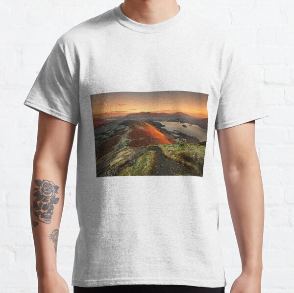 First light on Skiddaw and Catbells Classic T-Shirt