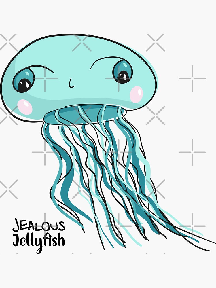 Jealous Jellyfish vector drawing by nobelbunt