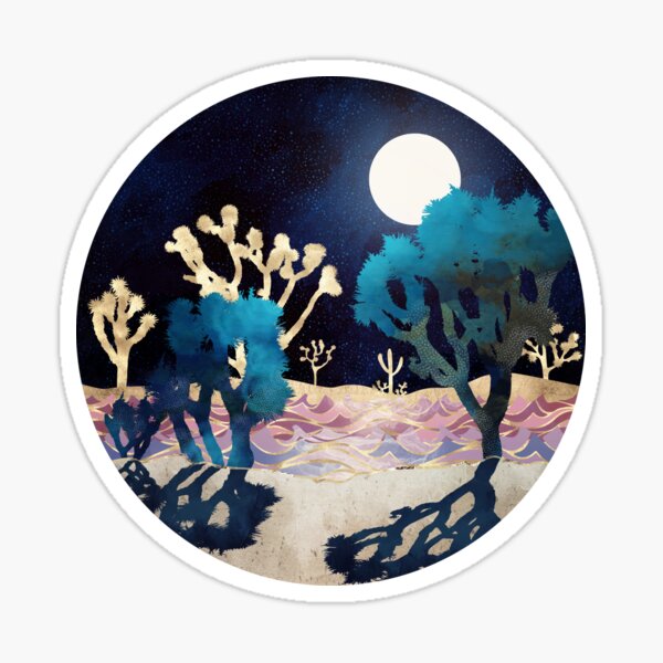 Item preview, Desert Lake Moonlight designed and sold by spacefrogdesign.