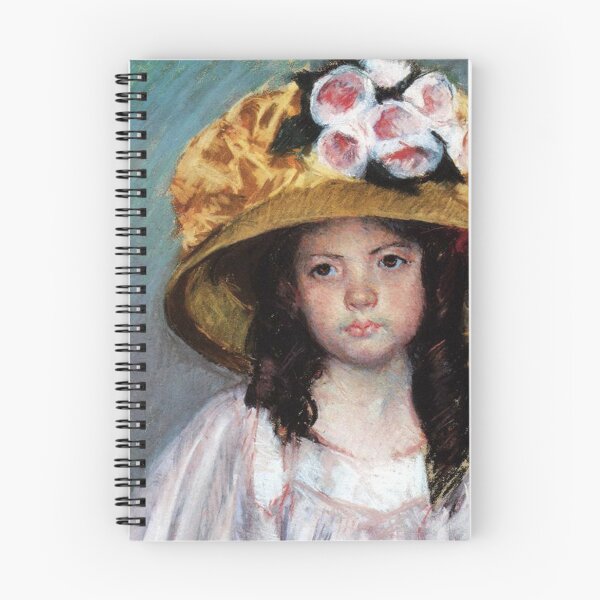 Item preview, Study of a Small child in a flowery hat painting - mary cassatt  designed and sold by Vintage Designs +.