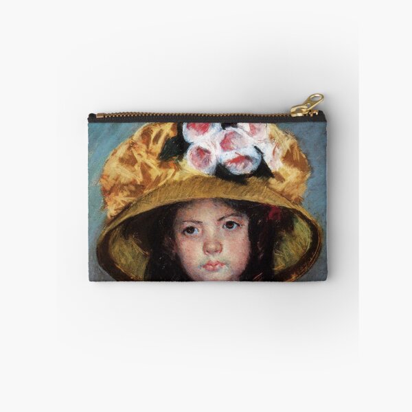 Item preview, Study of a Small child in a flowery hat painting - mary cassatt  designed and sold by Vintage Designs +.