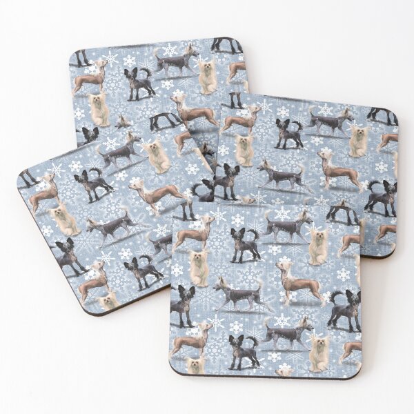 Item preview, The Christmas Chinese Crested designed and sold by Elspeth Rose Design.