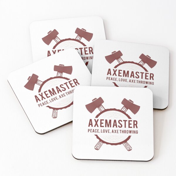 Item preview, Axemaster : peace, love, axe throwing designed and sold by dollabails.