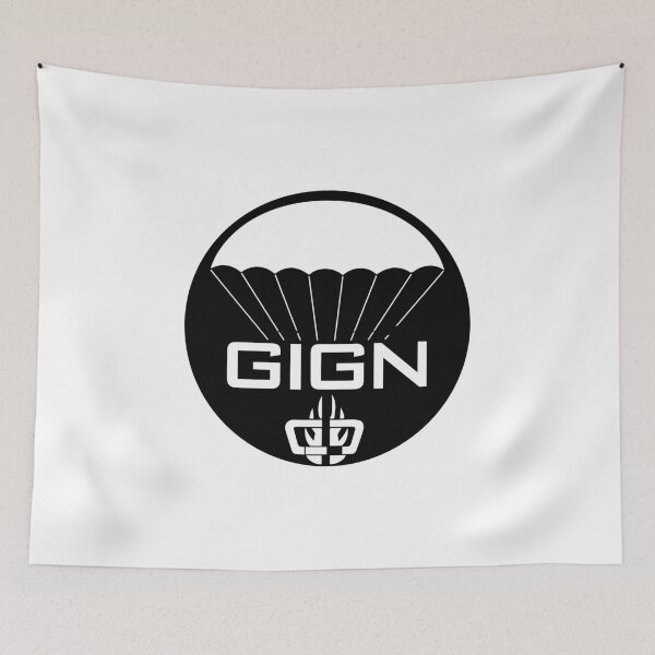 Item preview, GIGN Black logo French Special Forces designed and sold by Trendvia .