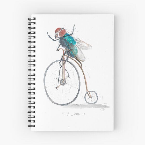Item preview, Fly on a Bicycle. Fly-Wheel designed and sold by Marjansart.