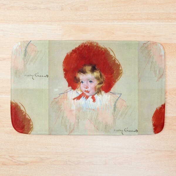 Item preview,  Study of a Small child in a flowery hat painting - mary cassatt  designed and sold by Vintage Designs +.