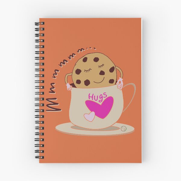 Item preview, Chocolate chip cookie hugs in orange designed and sold by khadijlloyd.