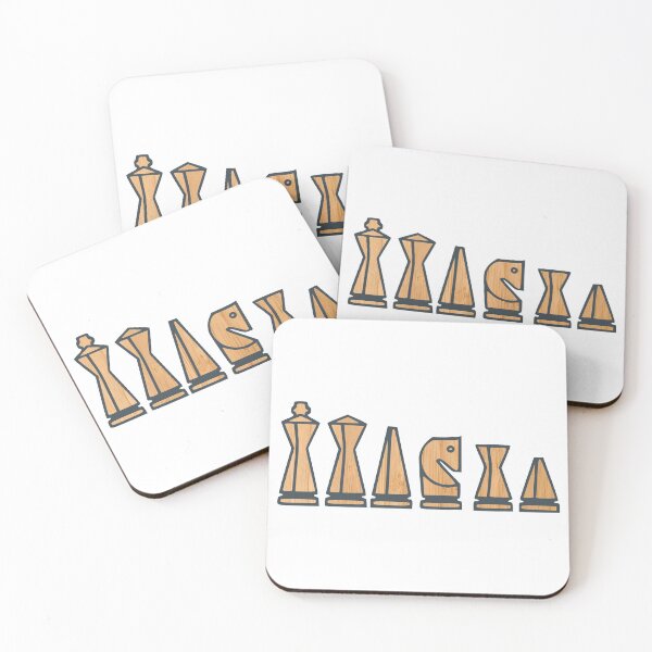 Item preview, Chess Wood Pieces Game Art designed and sold by L. Layne.