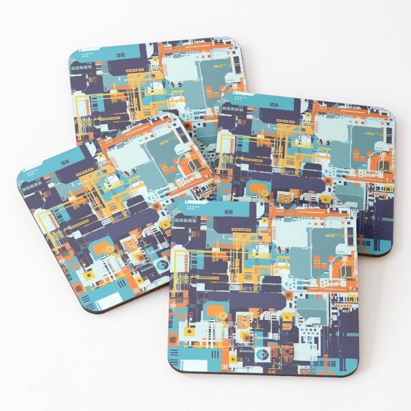Item preview, Tech Geek Abstract Pattern designed and sold by Lyle Hatch.