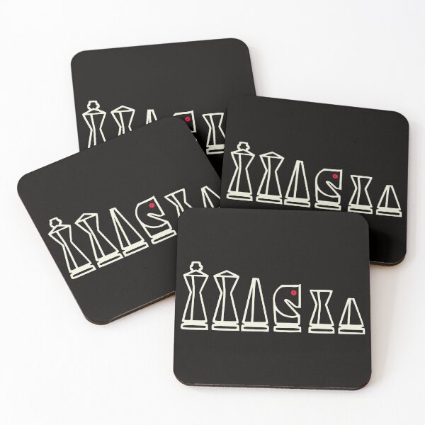 Item preview, Chess Wood Black Pieces Game Art designed and sold by L. Layne.
