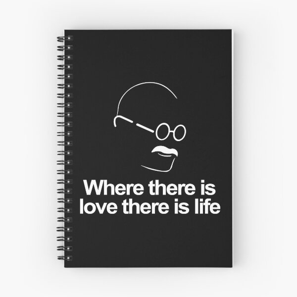 Item preview, Gandhi Quote Design Love Is Life designed and sold by GetItGiftIt.