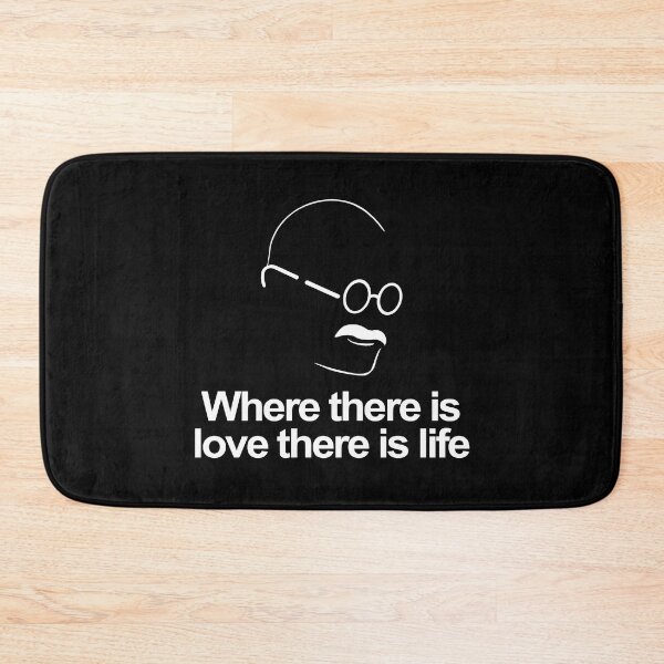 Item preview, Gandhi Quote Design Love Is Life designed and sold by GetItGiftIt.