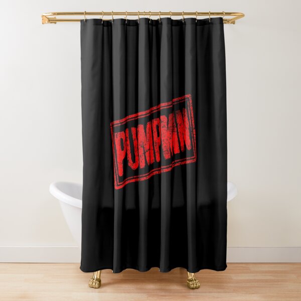 Pumpkin (Vintage Stamp) Shower Curtain