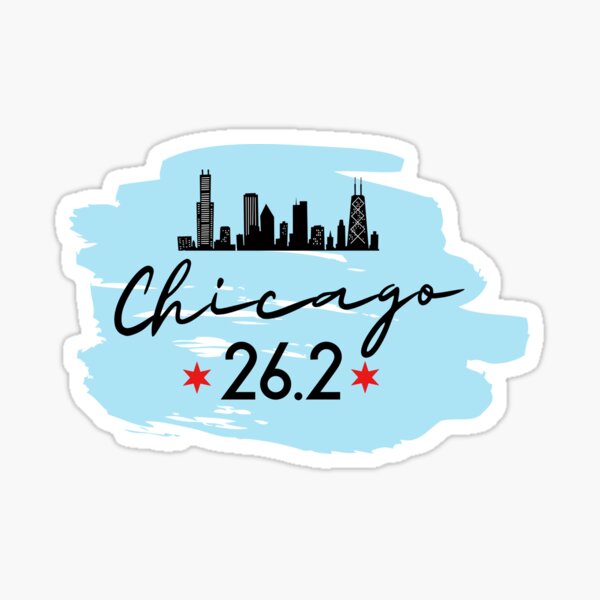 Chicago Marathon 26.2 Sticker