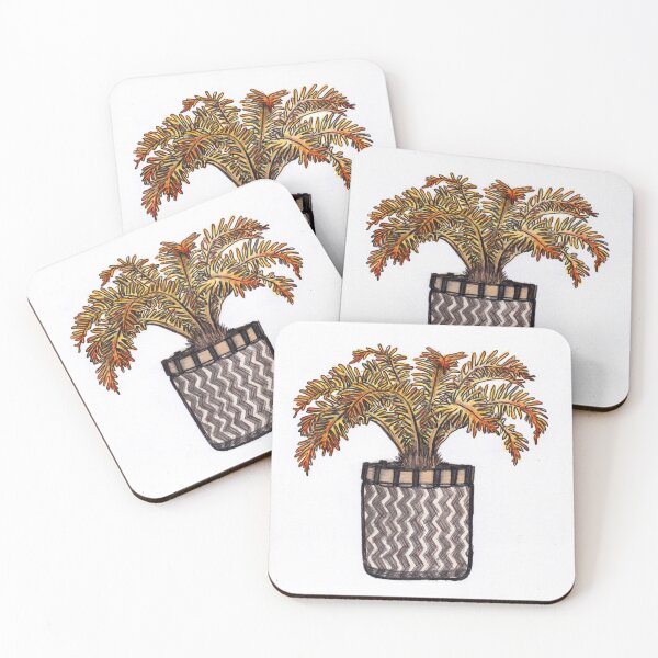 Artikelvorschau, Houseplant-Palme in der Korbillustration entworfen und verkauft von sadnettles.