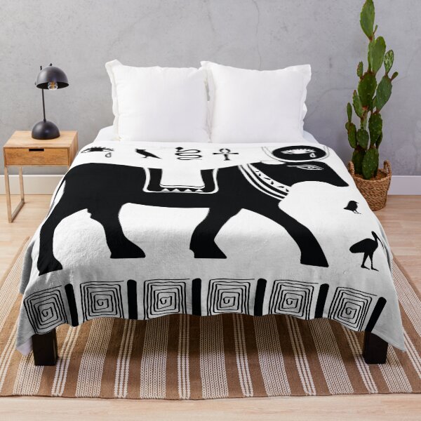 Item preview, Ancient Egyptian god Apis in the form of a sacred bull and ancient Egyptian symbols designed and sold by zatmeniee.