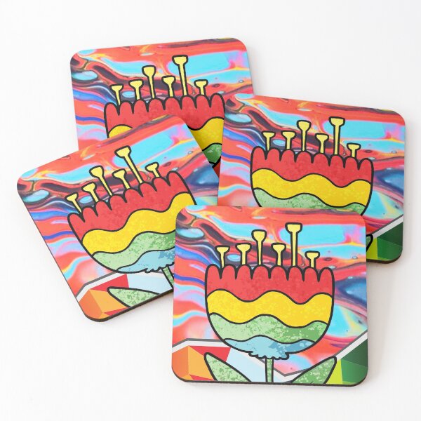 Item preview, Rainbow Flower designed and sold by AbrorschachArt.