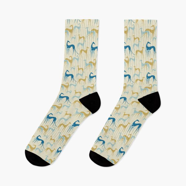 Item preview, Galgo in yellow and blue designed and sold by lobitos.