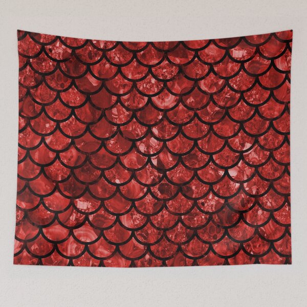 Item preview, Crimson Dragon Scales designed and sold by HomeLivingCo.