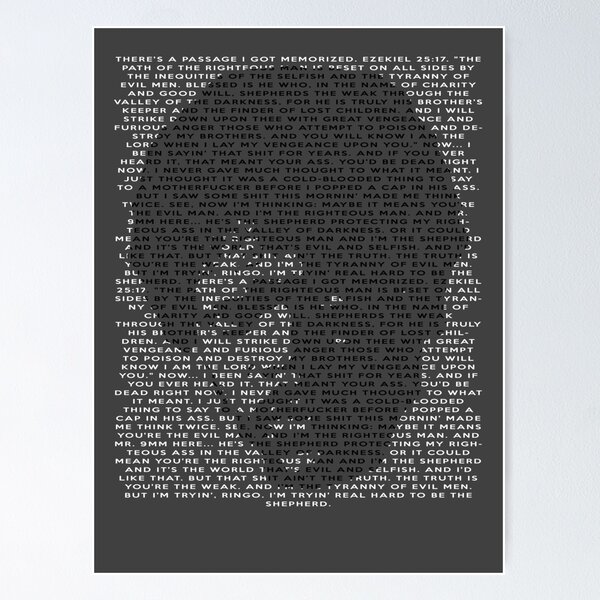 Item preview, Ezekiel 25:17 designed and sold by JohnLucke.