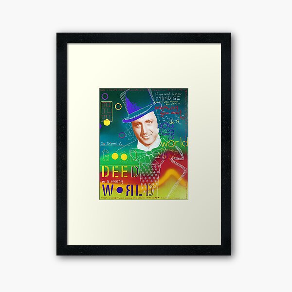 Wonka Vision Framed Art Print