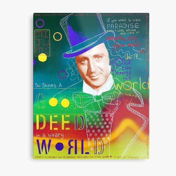 Wonka Vision Metal Print