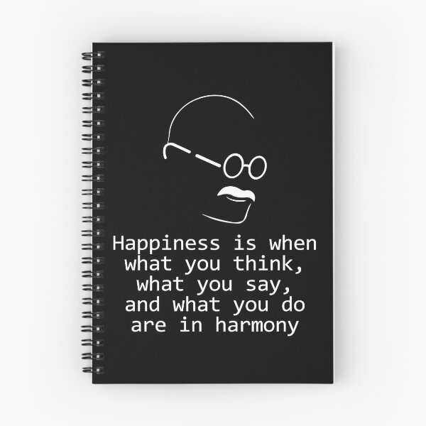 Item preview, Gandhi Quote Design Happiness designed and sold by GetItGiftIt.