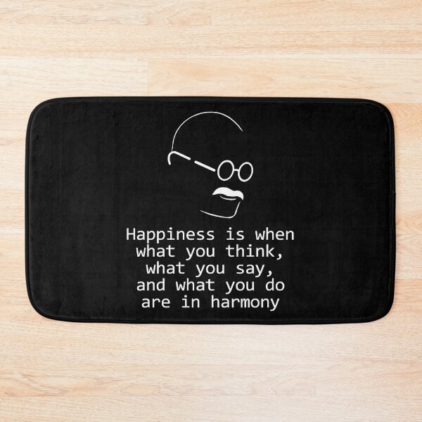 Item preview, Gandhi Quote Design Happiness designed and sold by GetItGiftIt.