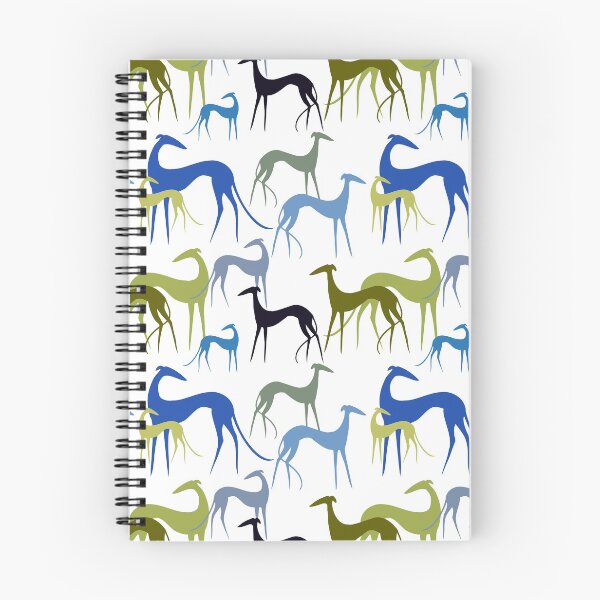Item preview, Galgos en verde azul designed and sold by lobitos.