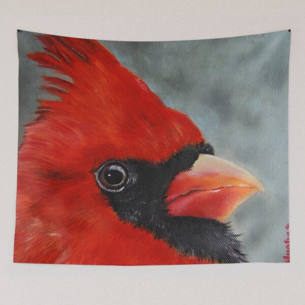 Item preview, Male Cardinal Art designed and sold by mary hughes.