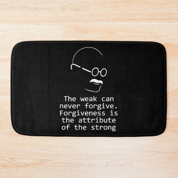 Item preview, Gandhi Quote Design Weak Forgiveness  designed and sold by GetItGiftIt.