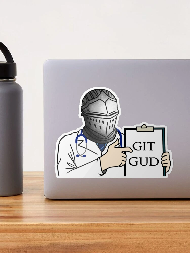 dr gitgud Sticker for Sale by TBSkyen