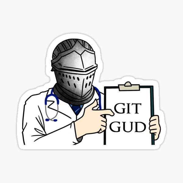 Git Gud Sticker | The Skelly Squad Store