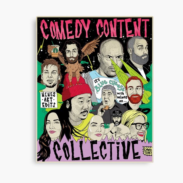 Comedy Content Collective - comedian standup podcast your mom's house congratulations JRE tigerbelly Canvas Print