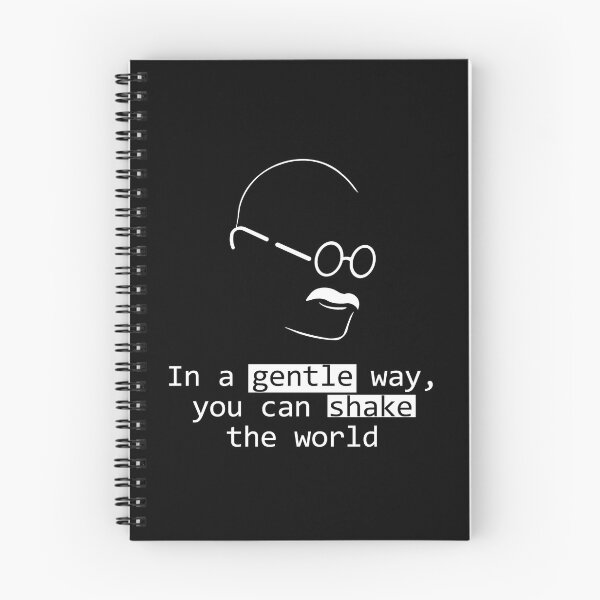 Item preview, Gandhi Quote Design Shake The World designed and sold by GetItGiftIt.