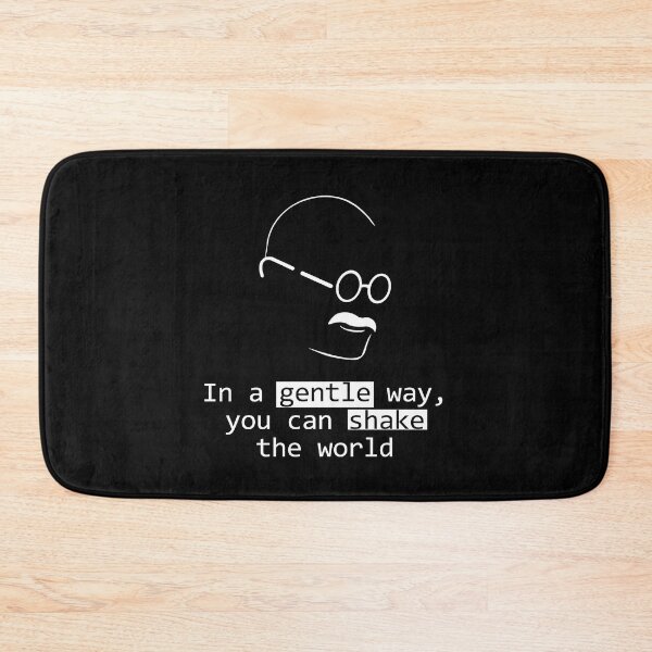 Item preview, Gandhi Quote Design Shake The World designed and sold by GetItGiftIt.