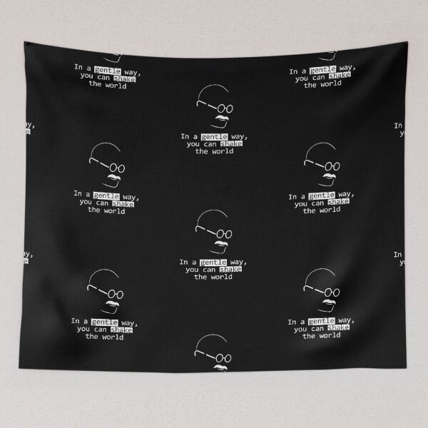 Item preview, Gandhi Quote Design Shake The World designed and sold by GetItGiftIt.