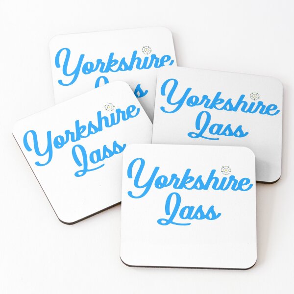 Item preview, Yorkshire Lass blue with rose tittle designed and sold by qlobba.