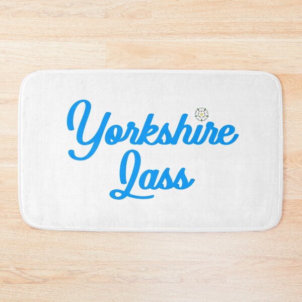Item preview, Yorkshire Lass blue with rose tittle designed and sold by qlobba.