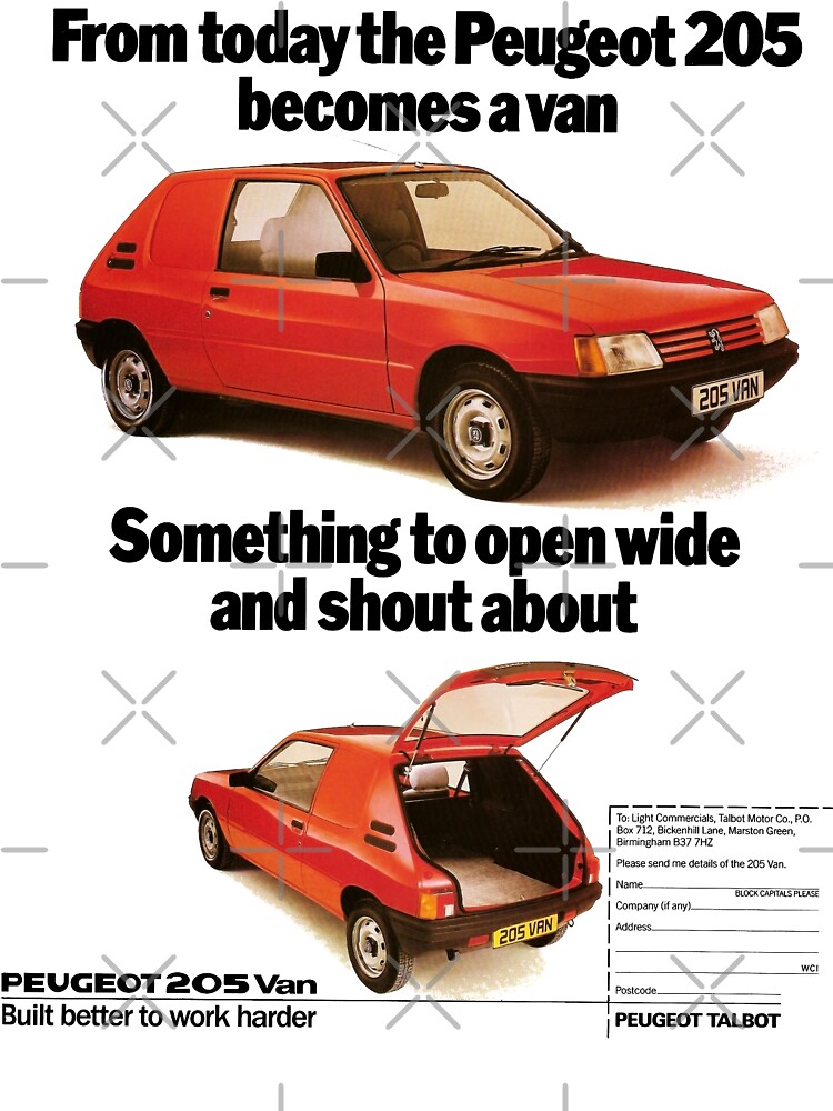 peugeot 205 van