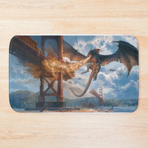 Item preview, Dragons Over Golden Gate  designed and sold by PODLizardWizard.