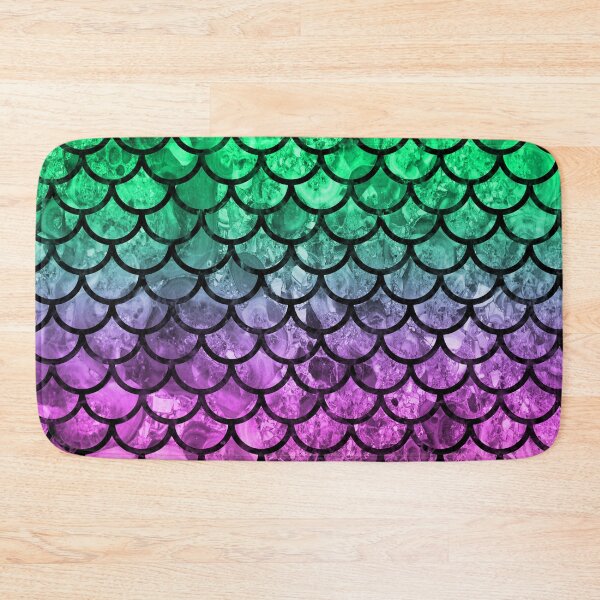 Item preview, Green Pink Dragon Scales designed and sold by HomeLivingCo.
